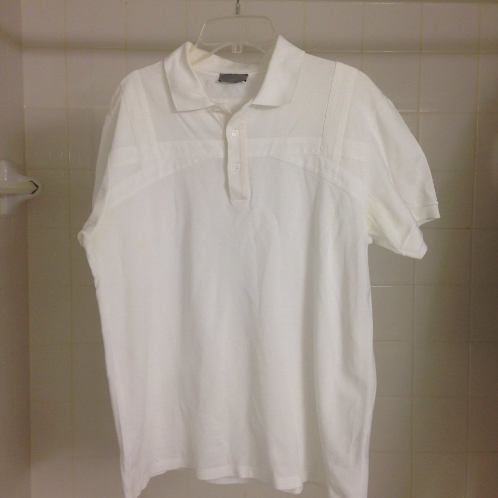 Dior Homme White Polo Short Medium